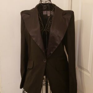Zara bold shoulder blazer